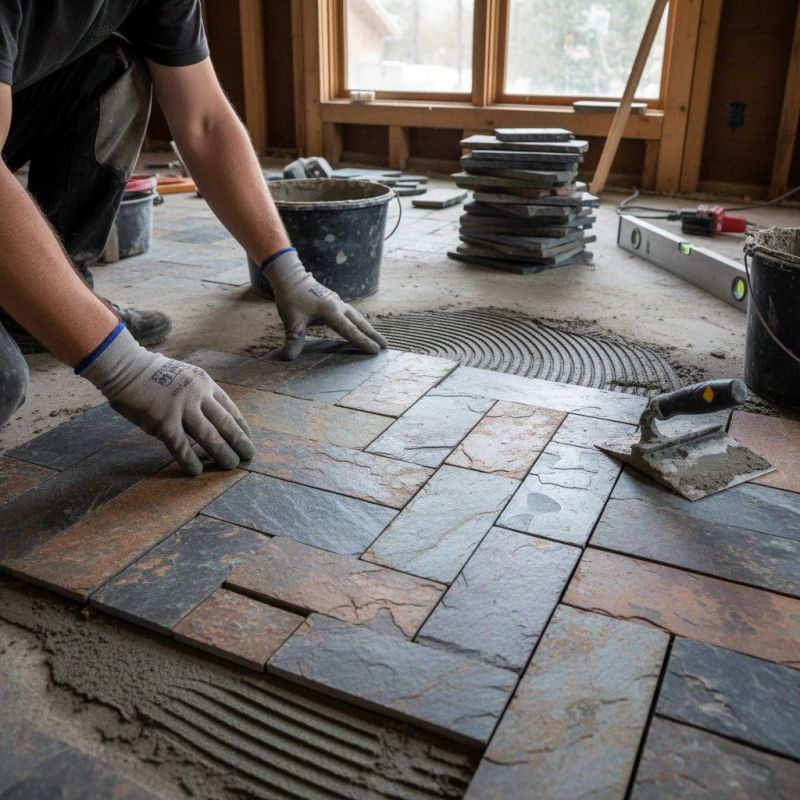 Contact About Slate Floor Installation